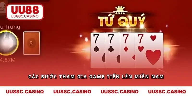 Những bước tham gia nhận thưởng game tiến lên miền nam
